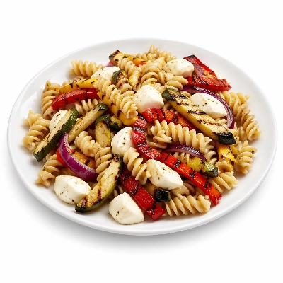Whole Foods Market Recipes Salads Pasta with Grilled Summer Vegetables and Fresh Mozzarella