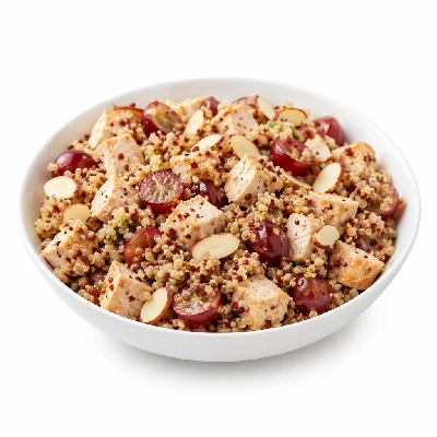 Whole Foods Market Recipes Salads Quinoa with Chicken Grapes and Almonds