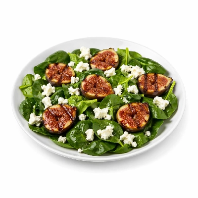 Whole Foods Market Recipes Salads Spinach with Grilled Figs and Feta