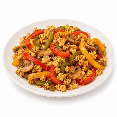 Whole Foods Market Recipes Scrambled Tofu with Peppers and Mushrooms