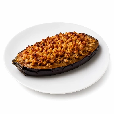 Whole Foods Market Recipes Side Dishes Baked Eggplant with Nutty Bulgur Stuffing