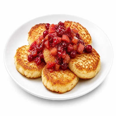 Whole Foods Market Recipes Side Dishes Irish Potato Cakes with Apple Cranberry Sauce
