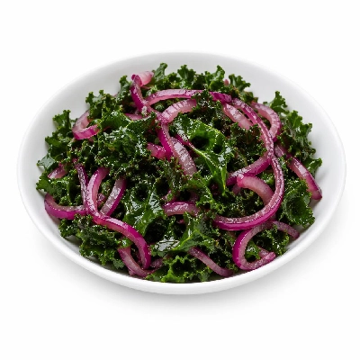 Whole Foods Market Recipes Side Dishes Kale with Marinated Onions