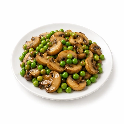 Whole Foods Market Recipes Side Dishes Mushrooms and Peas with Miso Quinoa Dressing