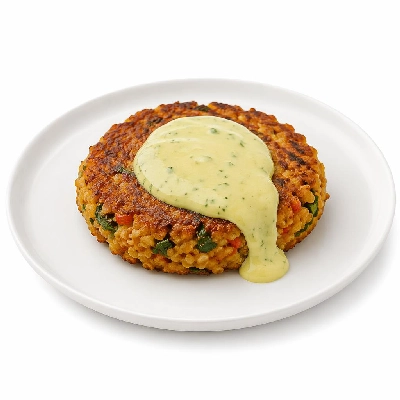 Whole Foods Market Recipes Side Dishes Quinoa Garden Cakes with Lemony Yogurt