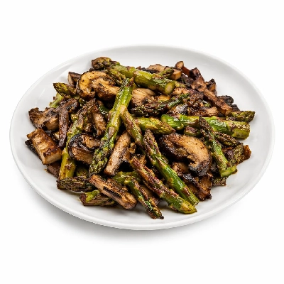 Whole Foods Market Recipes Side Dishes Roasted Asparagus and Wild Mushrooms