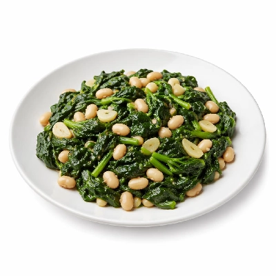 Whole Foods Market Recipes Side Dishes Sauteed Greens with White Beans and Garlic