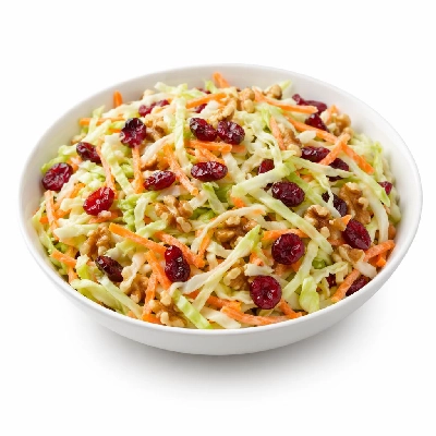 Whole Foods Market Recipes Side Dishes Tangy Coleslaw with Dried Cranberries and Walnuts