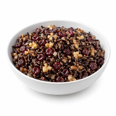 Whole Foods Market Recipes Side Dishes Wild Rice and Cranberry Stuffing with Walnuts