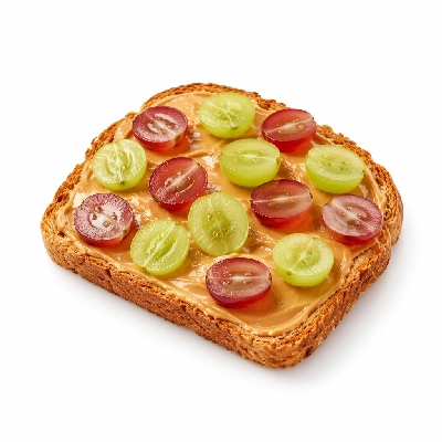 Whole Foods Market Recipes Snacks Peanut Butter Toast with Grapes