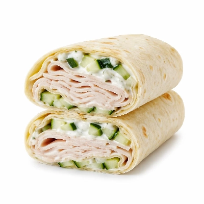 Whole Foods Market Recipes Turkey and Cucumber Wrap with Ranch Dressing