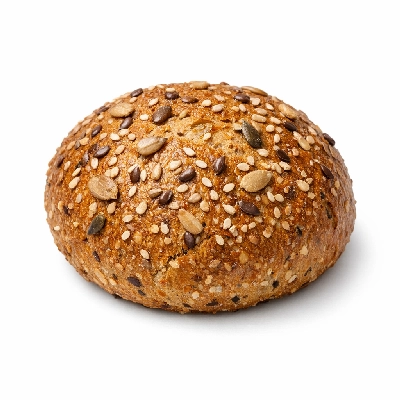Whole Grain Bread Roll with Seeds