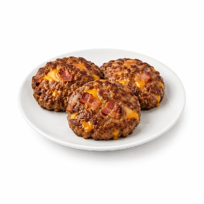 Wild Fork Bacon & Cheddar Beef Burgers