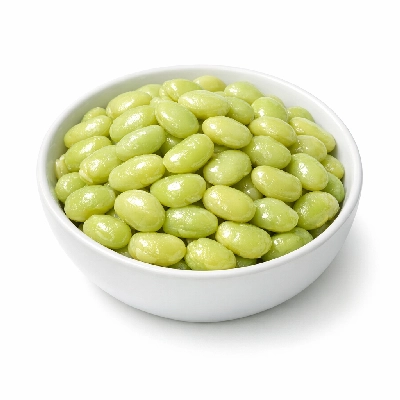 Winged bean immature seeds cooked boiled drained with salt