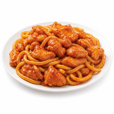 withegmans Prepared Foods Asian Bowls Spicy Orange Chicken with Udon Noodles