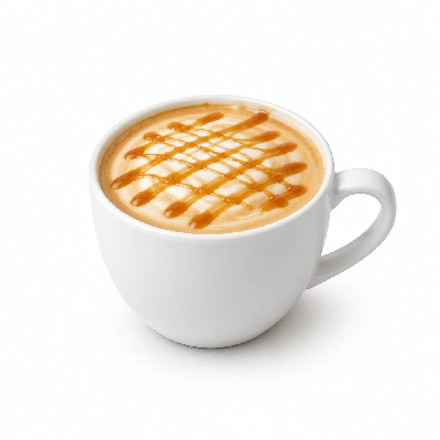 Woods Coffee Caramel Macchiato Non-Fat Milk 16 Oz