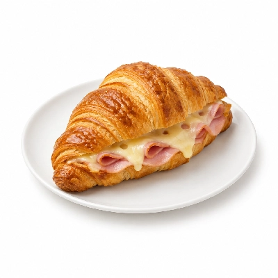 Woods Coffee Ham & Swiss Croissant