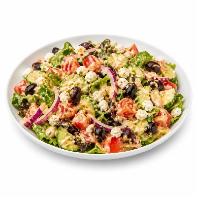Yard House Appetizer Salads Greek (1 Salad) with Chipotle Ranch Dressing