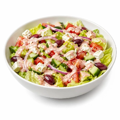 Yard House Appetizer Salads Greek (1 Salad) with Thousand Island Dressing