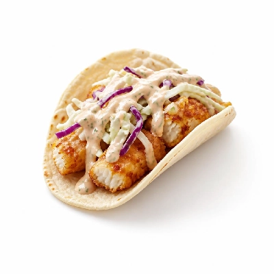 Yard House Appetizers Baja Fish Tacos with Flour Tortillas One
