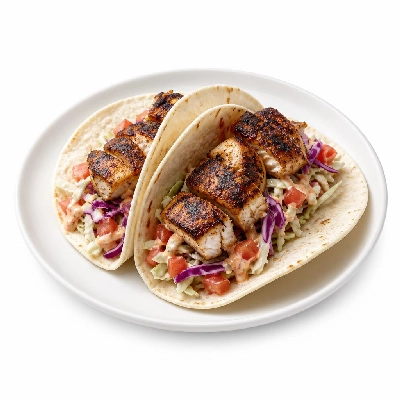 Yard House Appetizers Blackened Swordfish Tacos with Flour Tortillas One