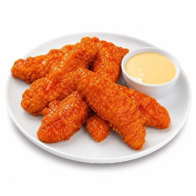 Yard House Appetizers Buffalo Chicken Strips (1 Serving) with Maple Dijon Dipping Sauce