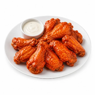 Yard House Appetizers Buffalo Chicken Wings (1 Serving) with Ranch Dressing