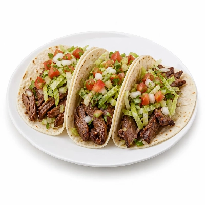 Yard House Appetizers Grilled Korean Beef Short Rib Tacos with Flour Tortillas One