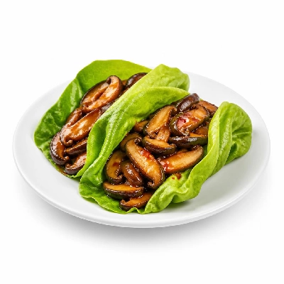 Yard House Appetizers Lettuce Wraps with Shiitake and Portabella Mushrooms (1 Serving) with Firecracker Sauce