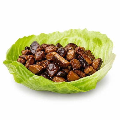 Yard House Appetizers Lettuce Wraps with Shiitake and Portabella Mushrooms (1 Serving) with Sweet Chili Sauce
