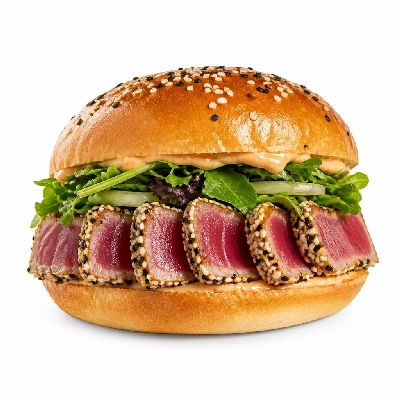 Yard House Everything Crusted Ahi Sandwich