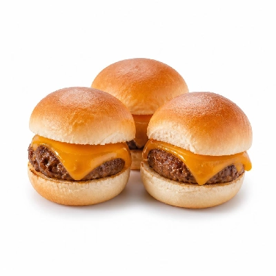 Yard House Gardein Beef Sliders (1 Serving) with Cheddar Cheese