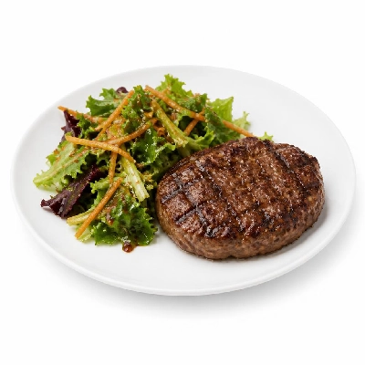 Yard House Grilled Burgers 5 Oz (1 Serving) with Citrus Soy Salad