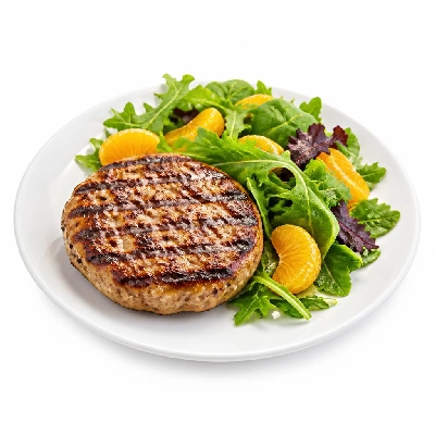 Yard House Grilled Burgers 5 Oz Turkey (1 Serving) with Citrus Soy Salad