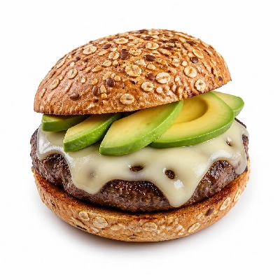Yard House Grilled Burgers Avocado Swiss on Multigrain Bun