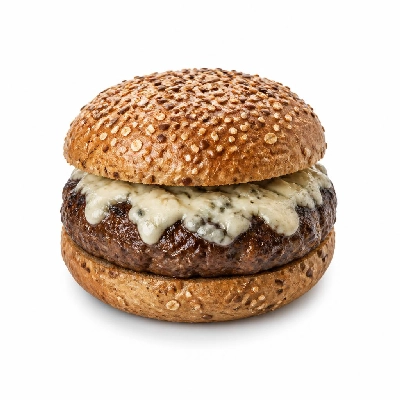 Yard House Grilled Burgers Classic on Multigrain Bun (1 Sandwich) with Gorgonzola Cheese