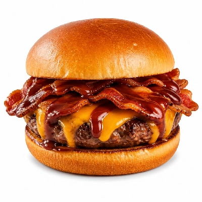 Yard House Grilled Burgers Gardein BBQ Bacon and Cheddar