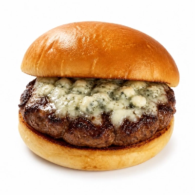 Yard House Grilled Burgers Gardein Classic (1 Sandwich) with Blue Cheese