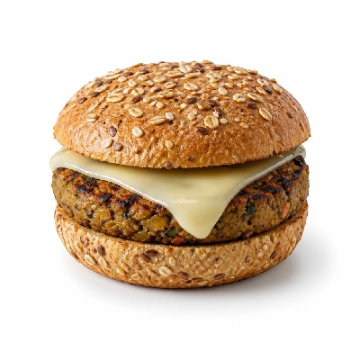 Yard House Grilled Burgers Gardein Classic on Multigrain Bun (1 Sandwich) with Fontina Cheese