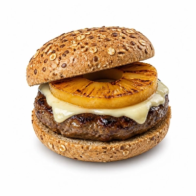 Yard House Grilled Burgers Hawaiian on Multigrain Bun