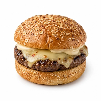 Yard House Grilled Burgers Pepper Jack on Multigrain Bun (1 Sandwich) with Roasted Garlic Aioli