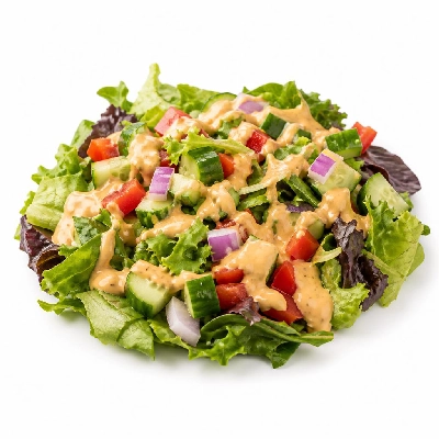 Yard House Kids Menu Items Salad (1 Salad) with Chipotle Ranch Dressing