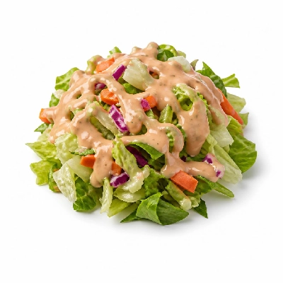 Yard House Kids Menu Items Salad (1 Salad) with Thousand Island Dressing