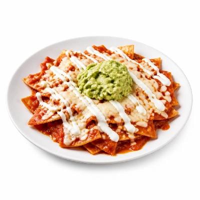 Yard House Late Night Menu Items Chilaquiles (1 Serving) with Guacamole Sour Cream