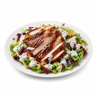 Yard House Lunch Specials Gardein BBQ Chicken Salad (1 Salad) with Blue Cheese Dressing