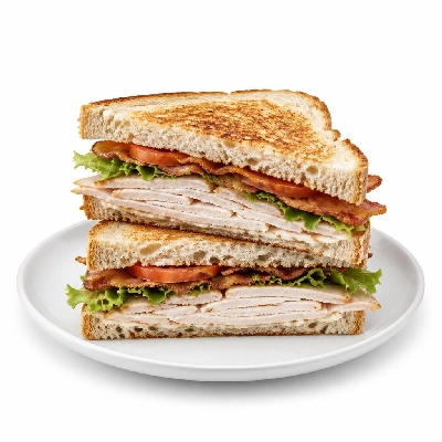 Yard House Lunch Specials Roasted Turkey Club (1 Sandwich) with Sourdough Bread