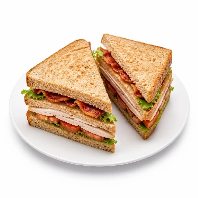 Yard House Lunch Specials Roasted Turkey Club (1 Sandwich) with Whole Wheat Bread