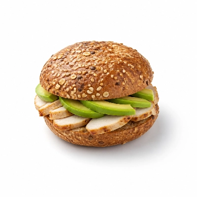Yard House Sandwiches Gardein Chicken and Avocado on Multigrain Bun