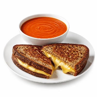 Yard House Sandwiches Grilled Cheese and Tomato Bisque (1 Serving) with Rye Bread
