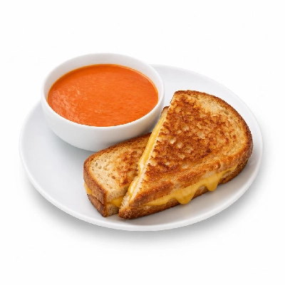 Yard House Sandwiches Grilled Cheese and Tomato Bisque (1 Serving) with Sourdough Bread